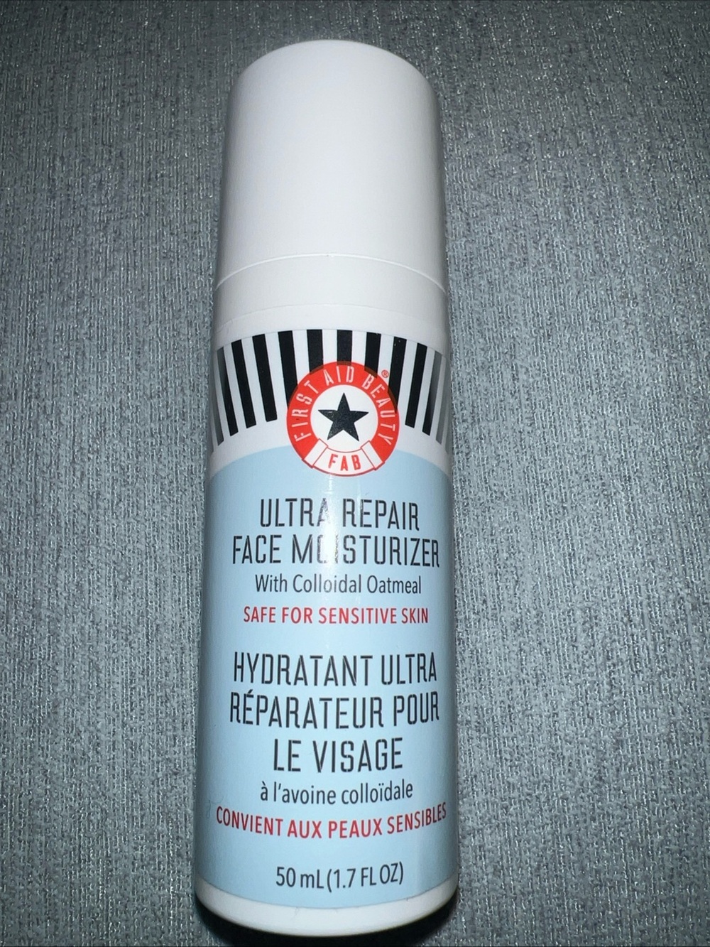 NEW First Aid Beauty FAB Ultra Repair Face Moisturizer 1.7floz quality skin care